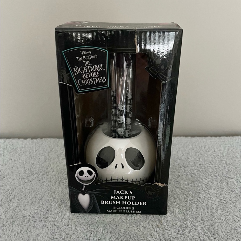🎁3/$30 Nightmare Before Christmas Jack Skellington Makeup Brush Holder Brushes